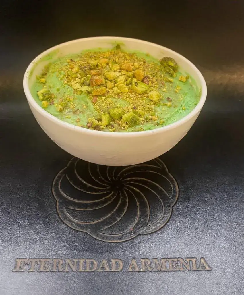 receta de tiramisú de pistacho.