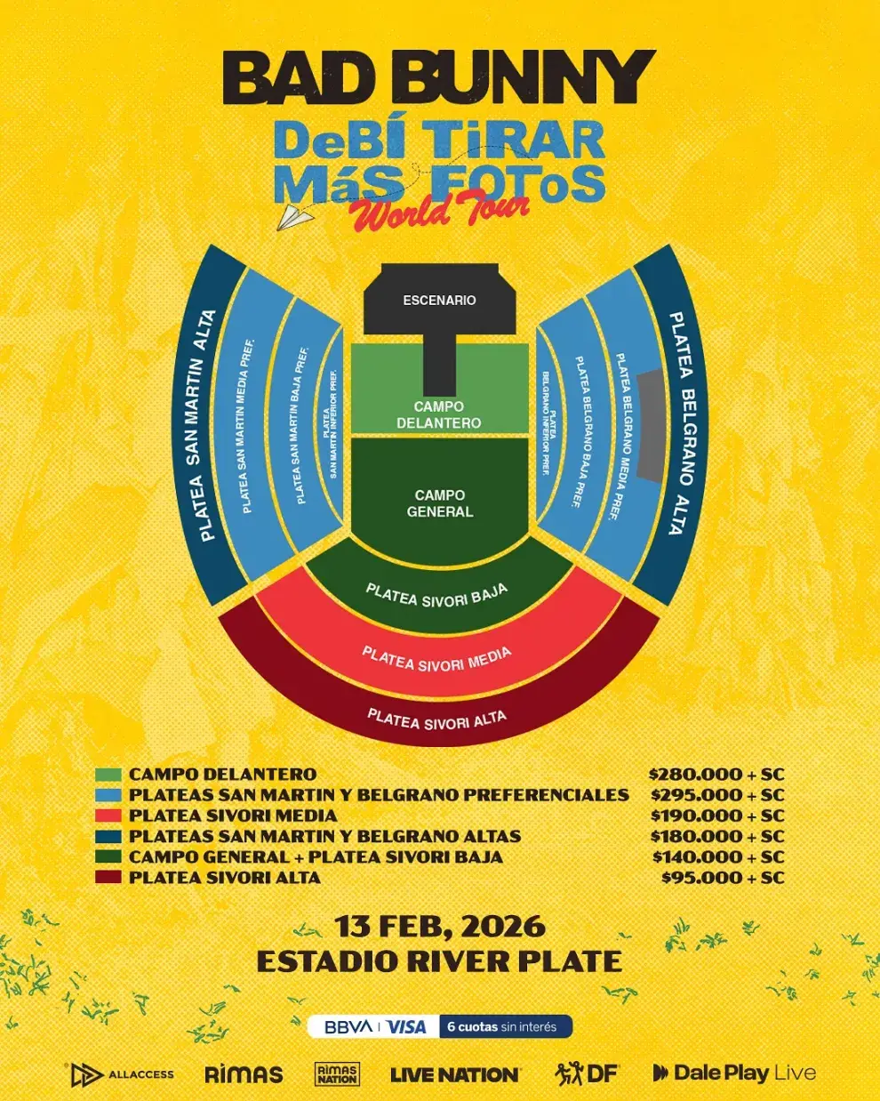 Flyer entradas Bad Bunny