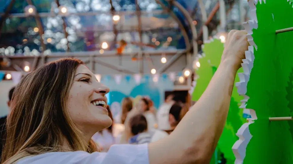 Macarena Rinaldi confesó quienes son sus aliados principales en el evento de Pampers.