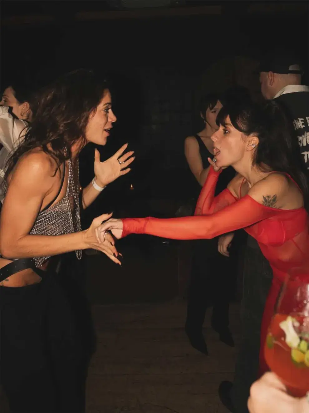 Emilia Attias tambien dijo presente en el cumpleaños