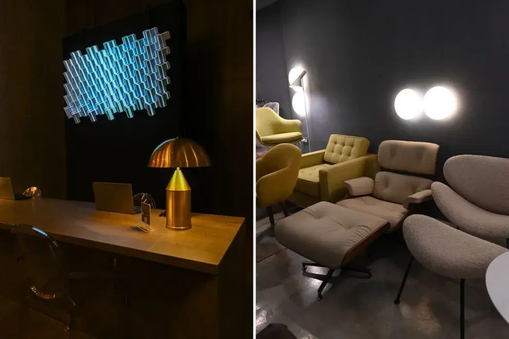 Las luces en la pared son multifunción, iluminan, crean clima y también funcionan como obra de arte en sí mismas.