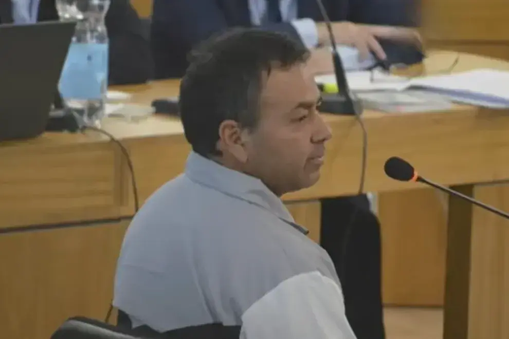 Bárzola participando como testigo durante el juicio que terminó con la absolución de Macarrón.