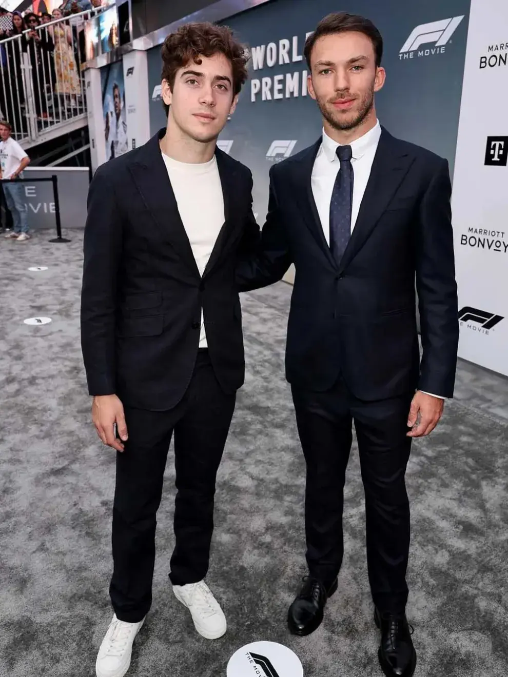 Franco Colapinto y su compañero de escudería, Pierre Gasly