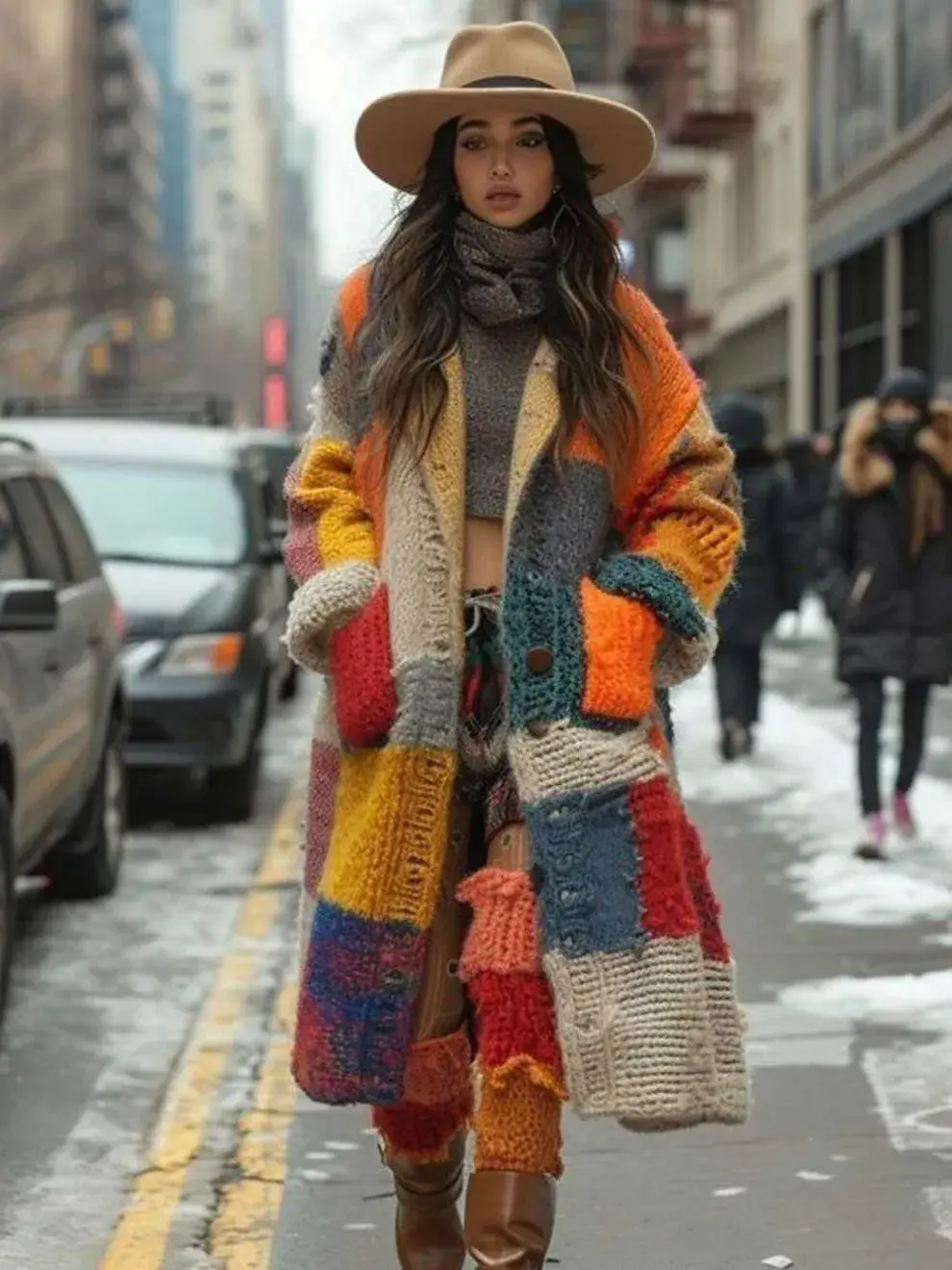 Los sacos de lana en versión oversize también pueden ser uno de los elegidos