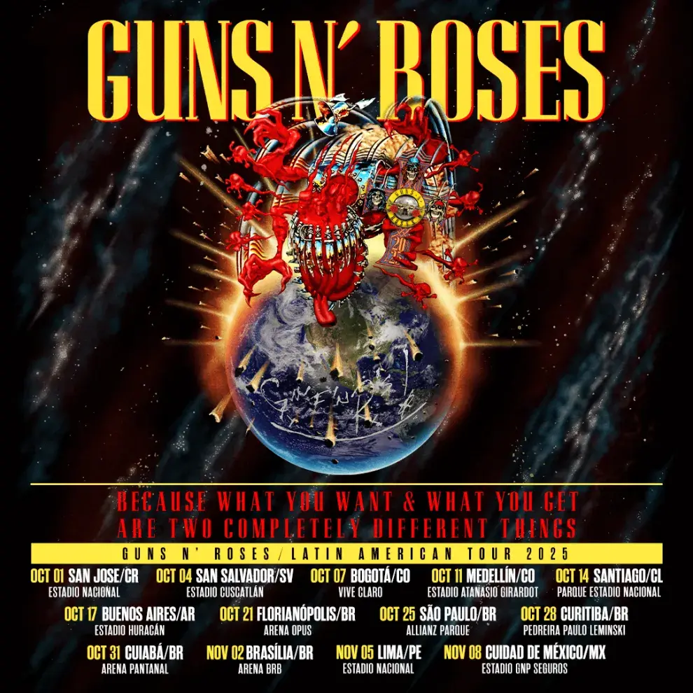 La gira 2025 de Guns N' Roses.