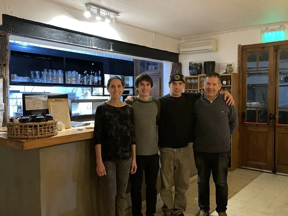 La familia Curuchaga en Rosaura.