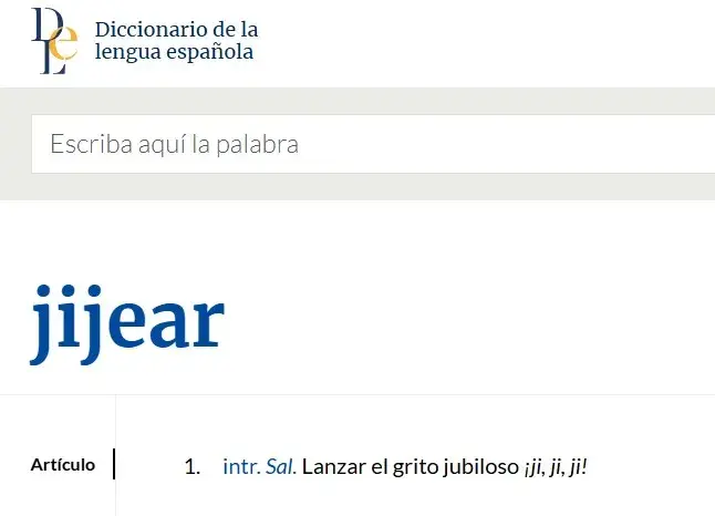 jijear término de la rae