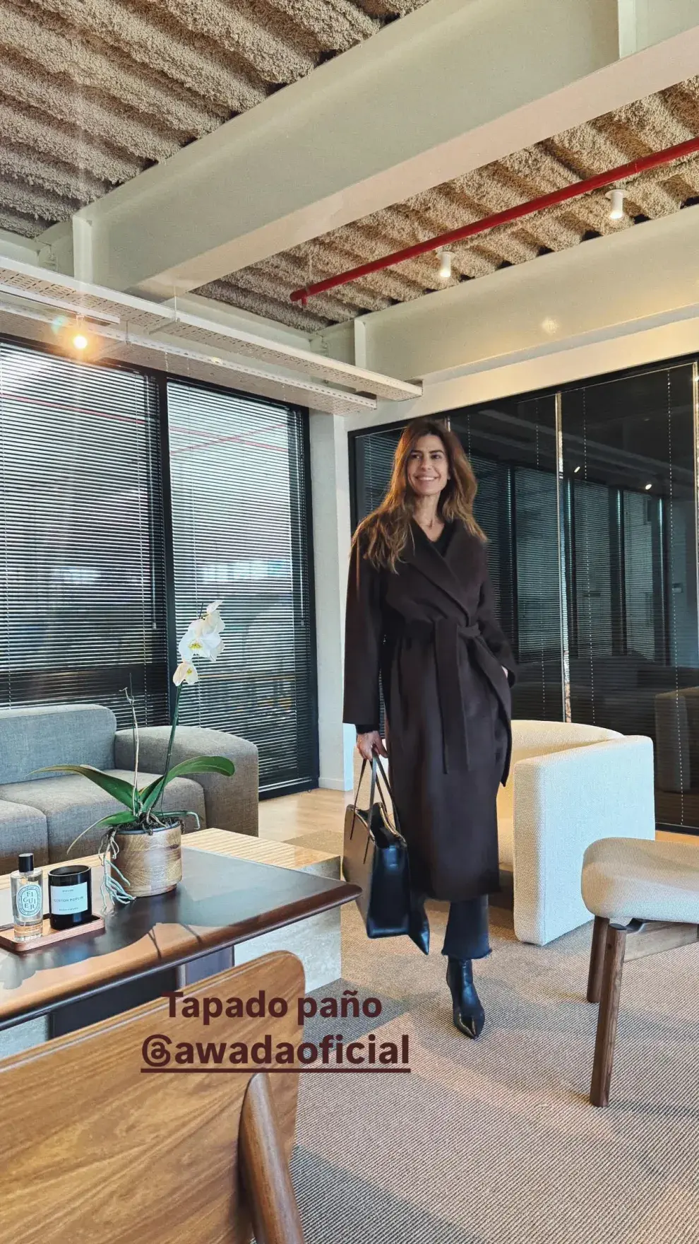 Juliana Awada luce el abrigo más trendy del otoño invierno 2025.