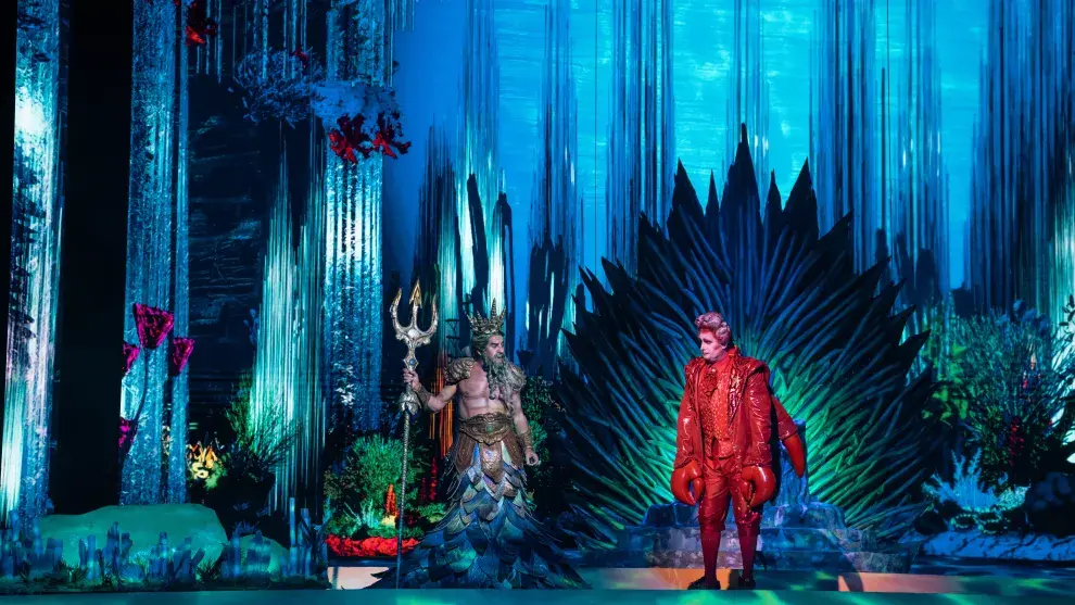 El Rey Tritón, interpretado por Osvaldo Laport.