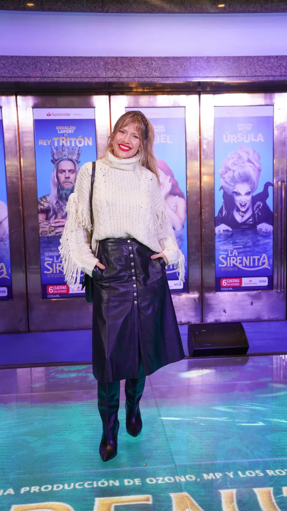 Laurita Fernández y un look muy canchero para el estreno