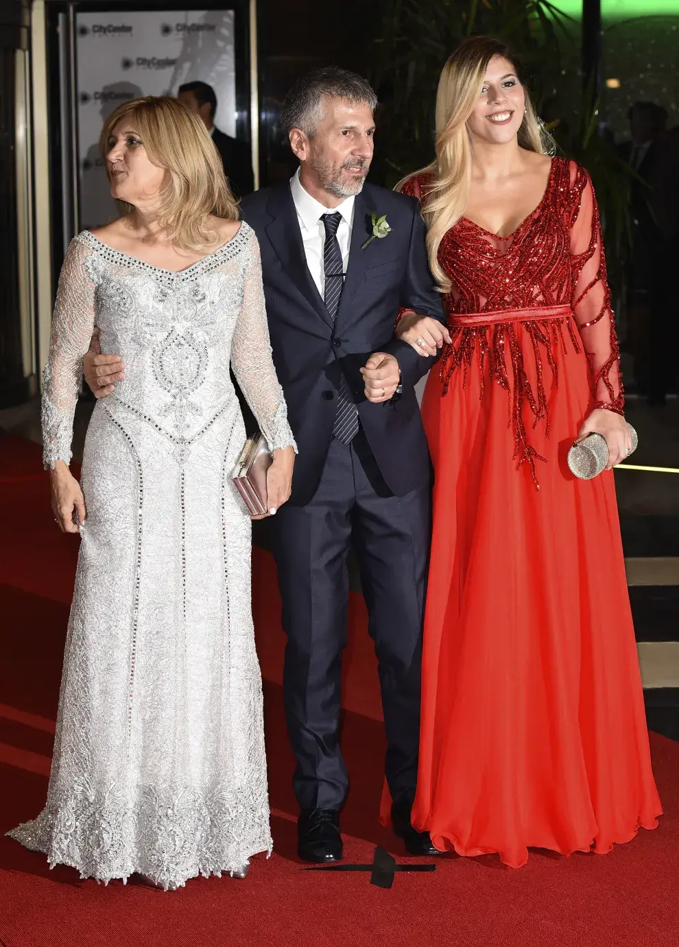 Jorge, Celia y María Sol Messi