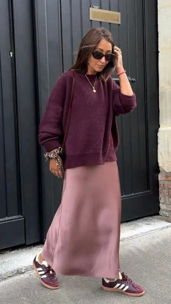 sweater y falda