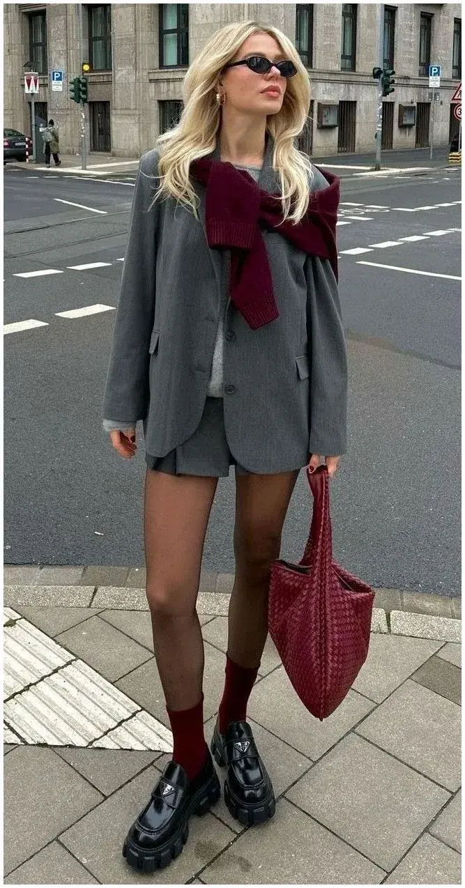 sweater y falda