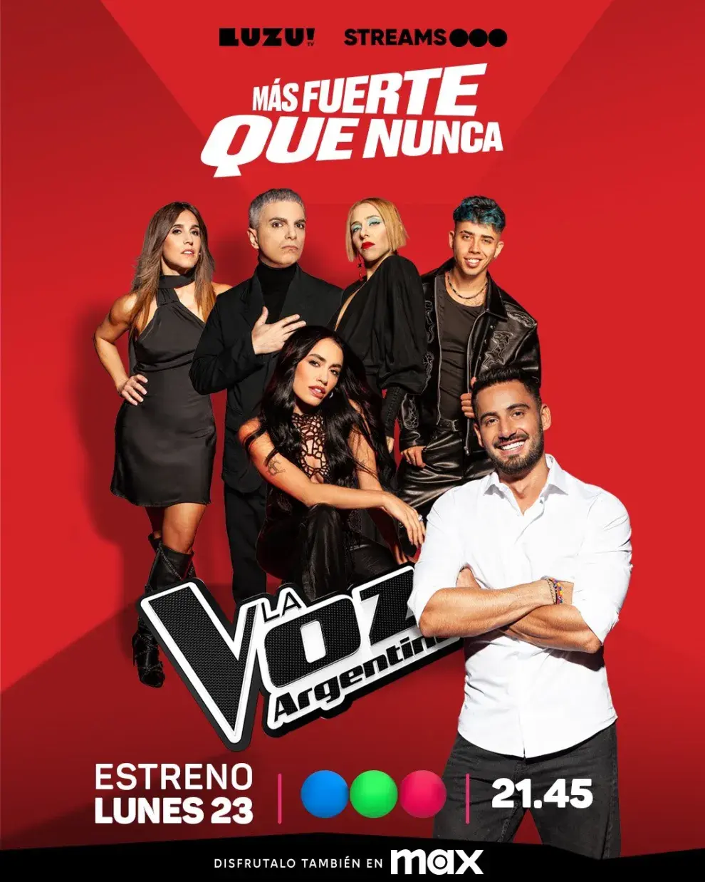 Póster de La Voz Argentina.