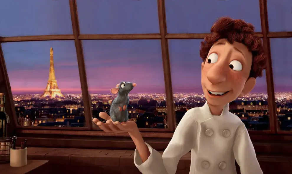Ratatouille, la película de Pixar, esta en el puesto 73