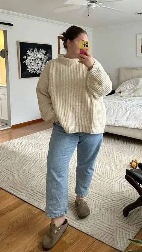 Los sweaters con cuello alto, también son unos de los modelos más elegidos.