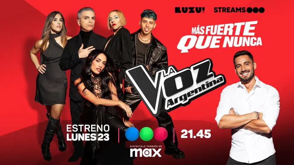 Anuncio de La Voz Argentina