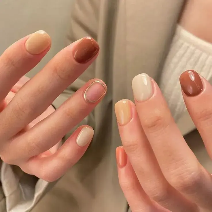 Uñas cortas, elegantes y delicadas para el invierno: los mejores diseños