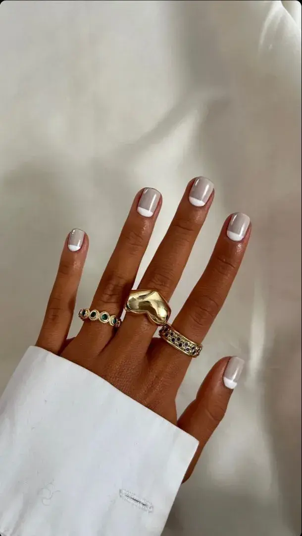 Uñas cortas, elegantes y delicadas para el invierno: los mejores diseños
