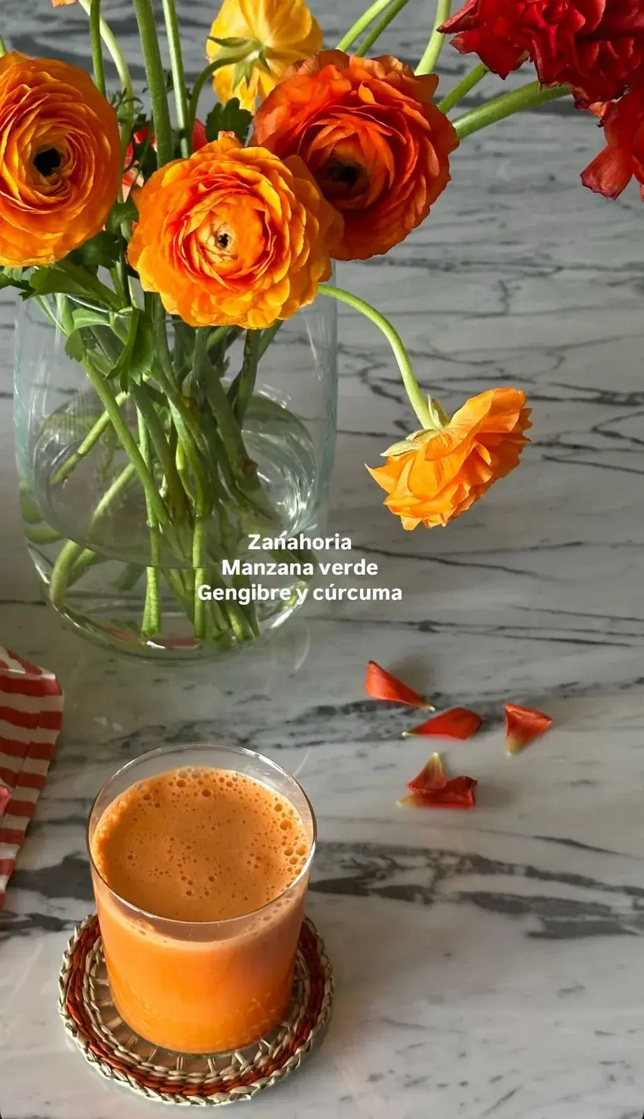El jugo casero que toma Juliana Awada todas las mañanas