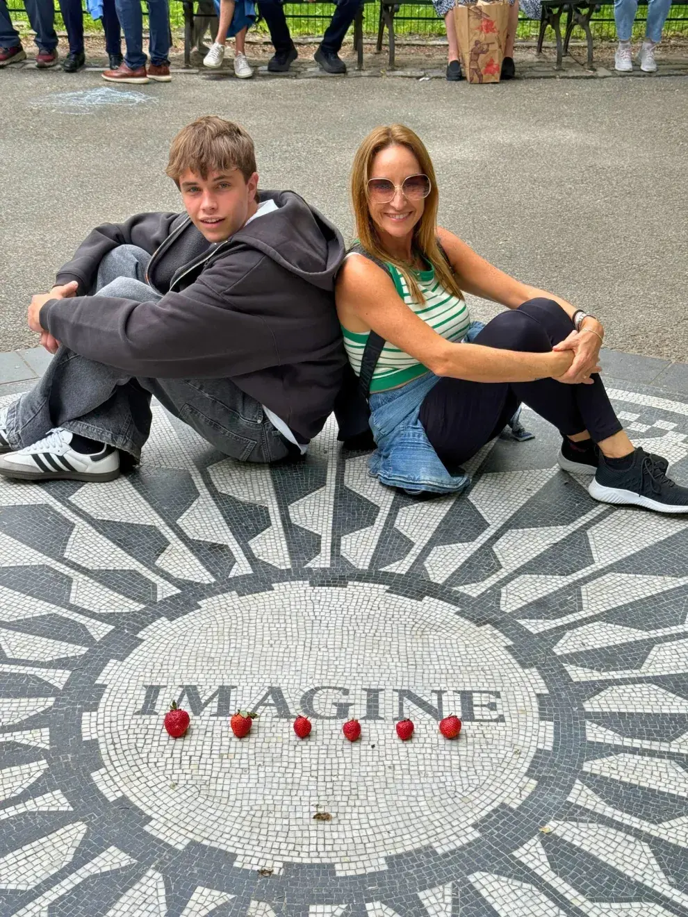 Romina Polnoroff y su hijo de 18 años