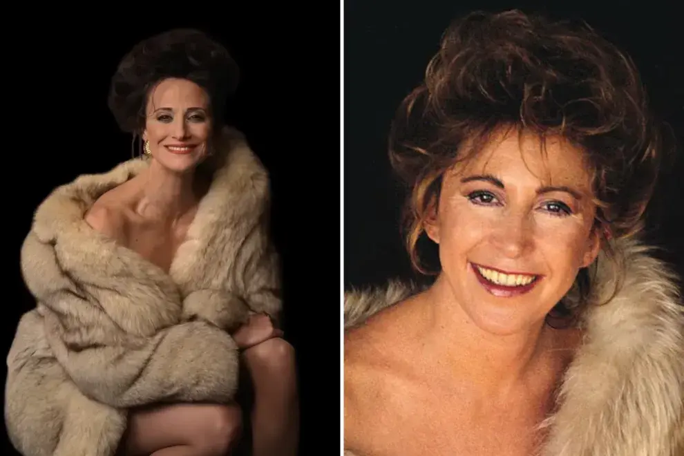 Mónica Antonópulos es María Julia Alsogaray en la serie Menem, de Prime Video.