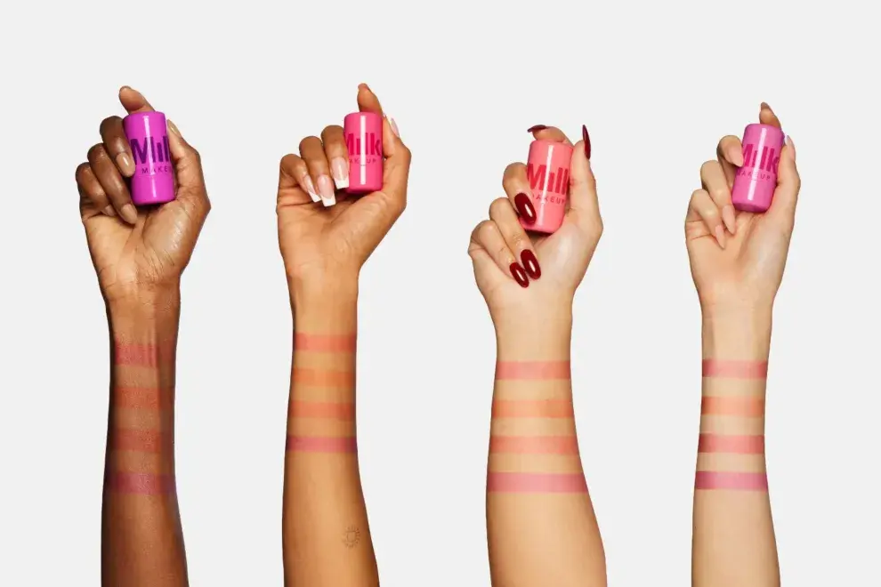 los colores de jelly tint de milk make up