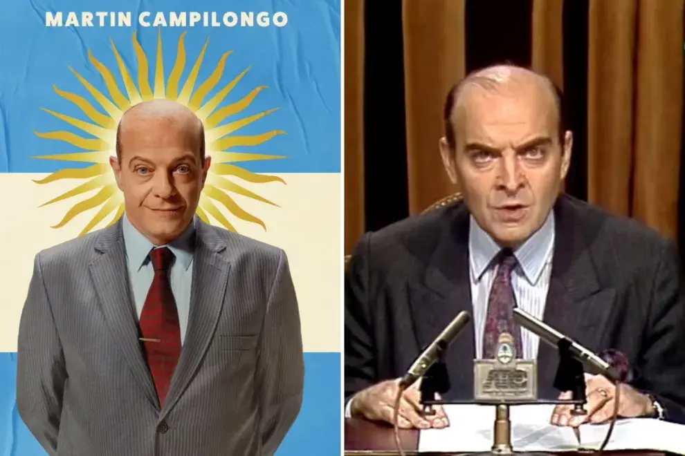 Campi es Domingo Cavallo en la serie Menem.