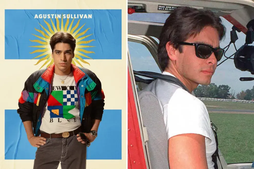 Agustín Sullivan es Carlitos Menem Junior en la serie de Prime Video.