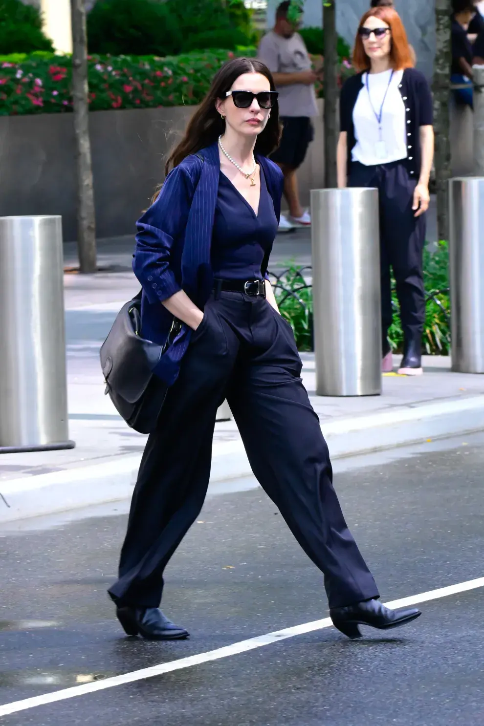 El mismo look con un blazer a tono