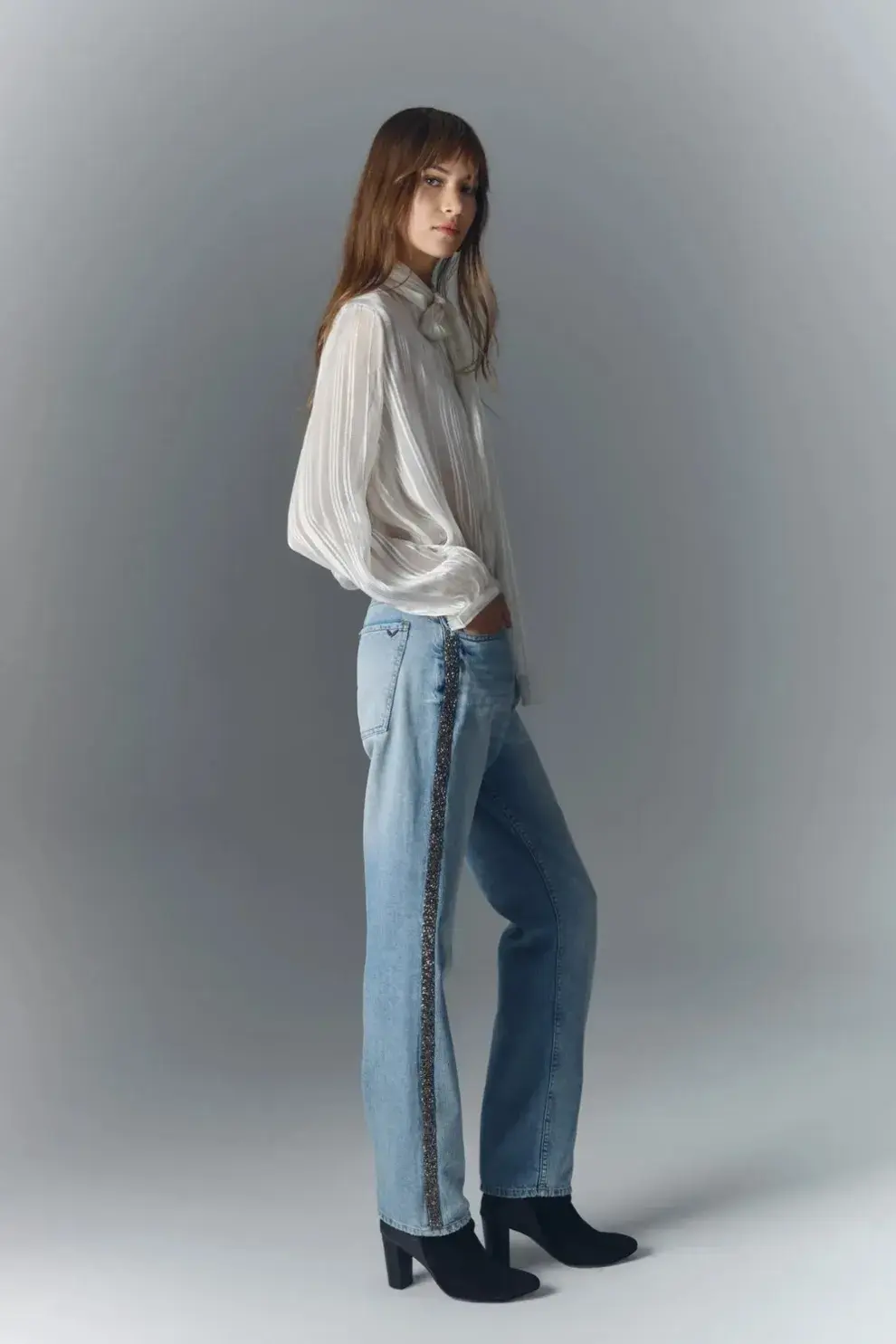 ¡Bonus track! los jeans con aplique son tendencia. (RAPSODIA $ 168.000,00)