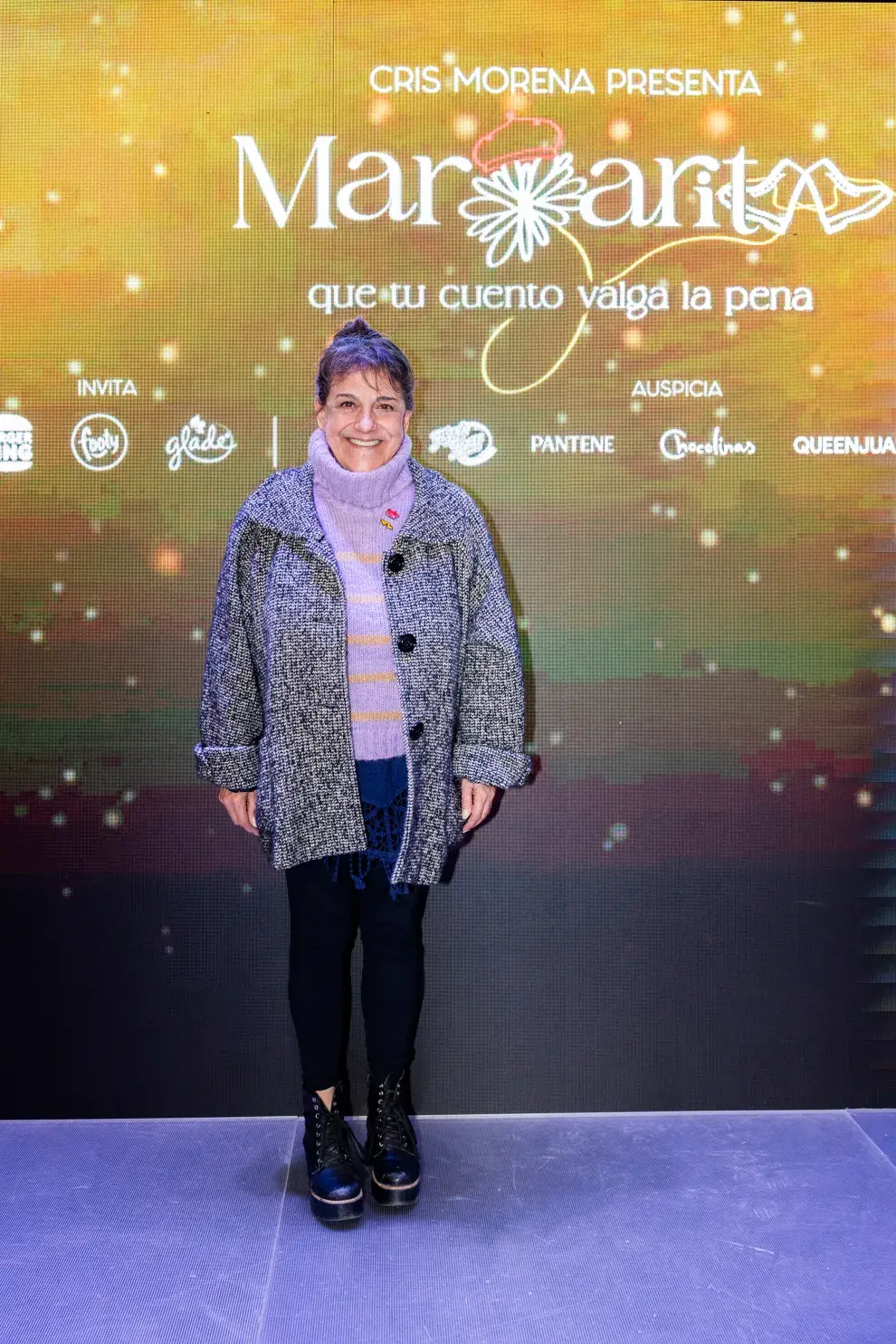 Foto de Julia Calvo en el show de Margarita en Tecnópolis.