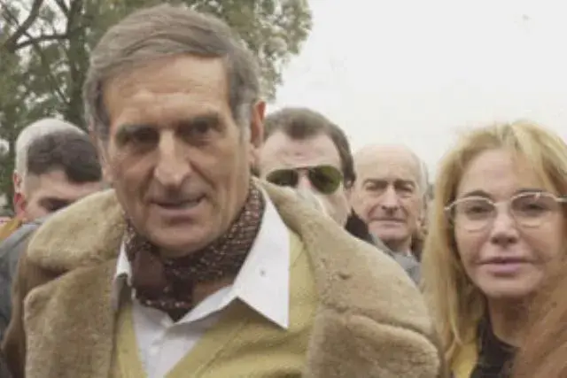 Foto de Mohamed Alí Seineldín y Zulema Yoma.