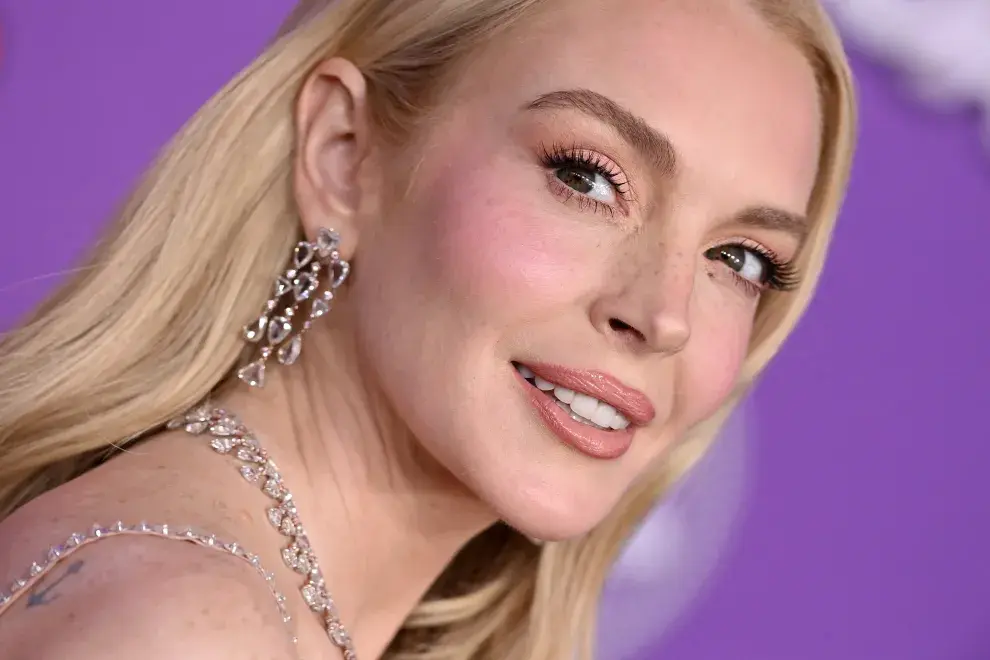 Imagen de Lindsay Lohan en la premiere de Otro viernes de locos.