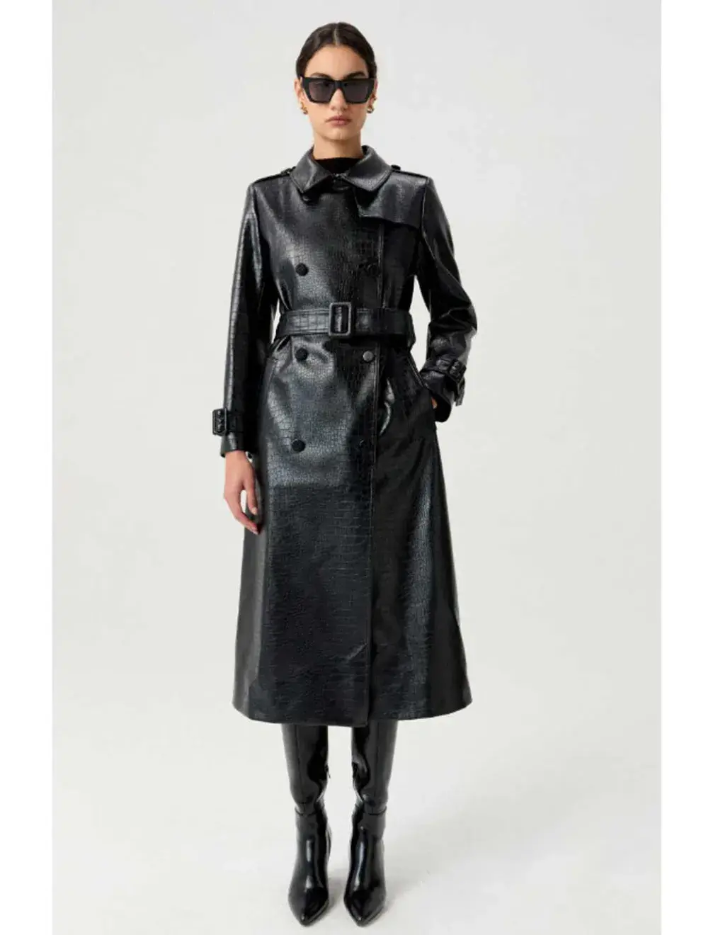 Trench de cuero en crocco (Markova, antes $ 475,000, ahora $ 285,000)