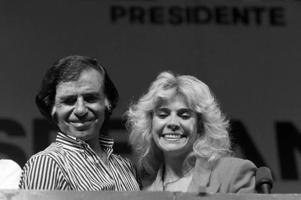 Las mujeres de Menem: Carlos y Zulema Yoma en 1989.