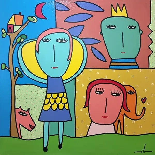 Una obra muy reconocida de Milo Lockett, que tiene mucha llegada a los jóvenes.