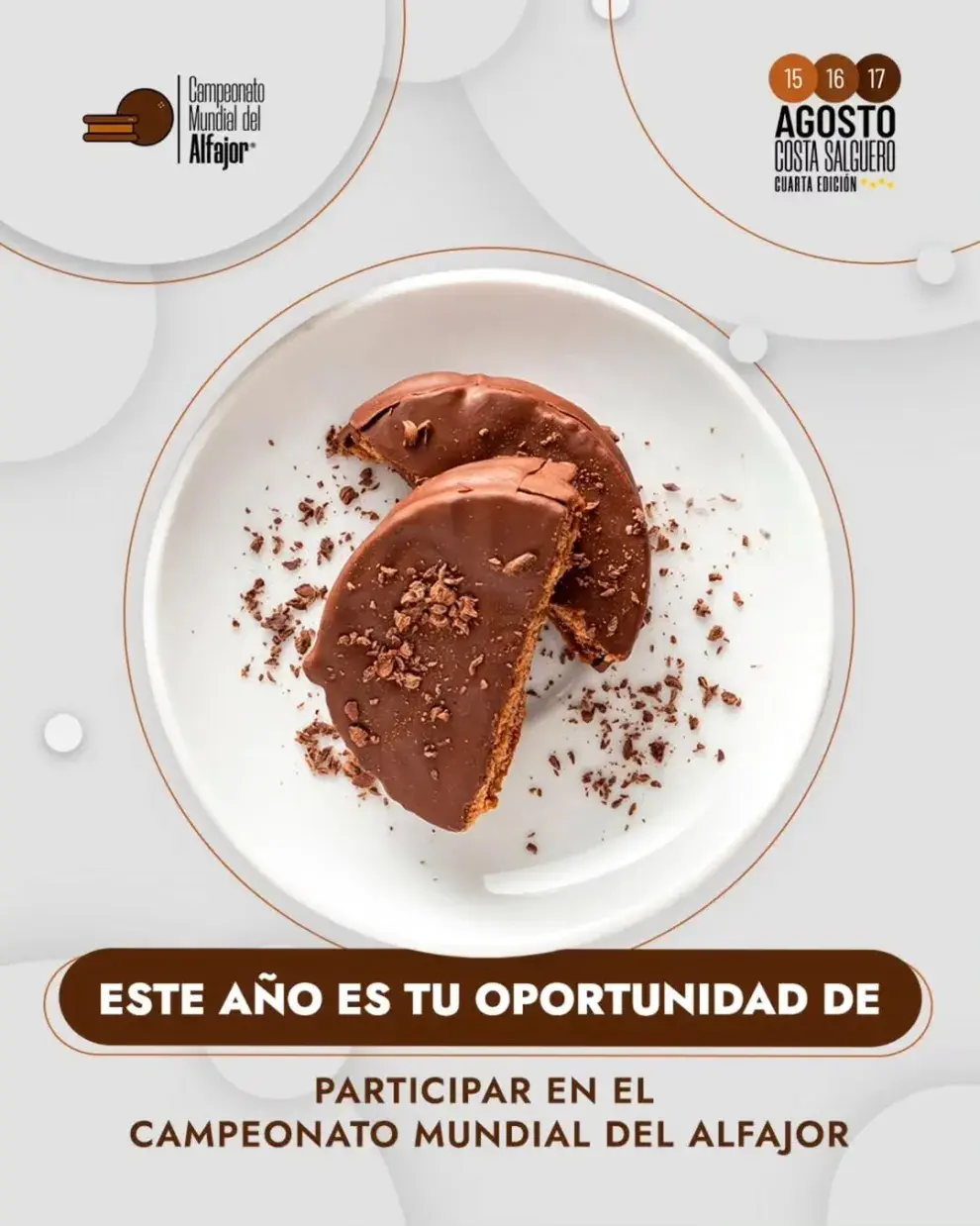 Se viene el Mundial del Alfajor 2025 en Buenos Aires.