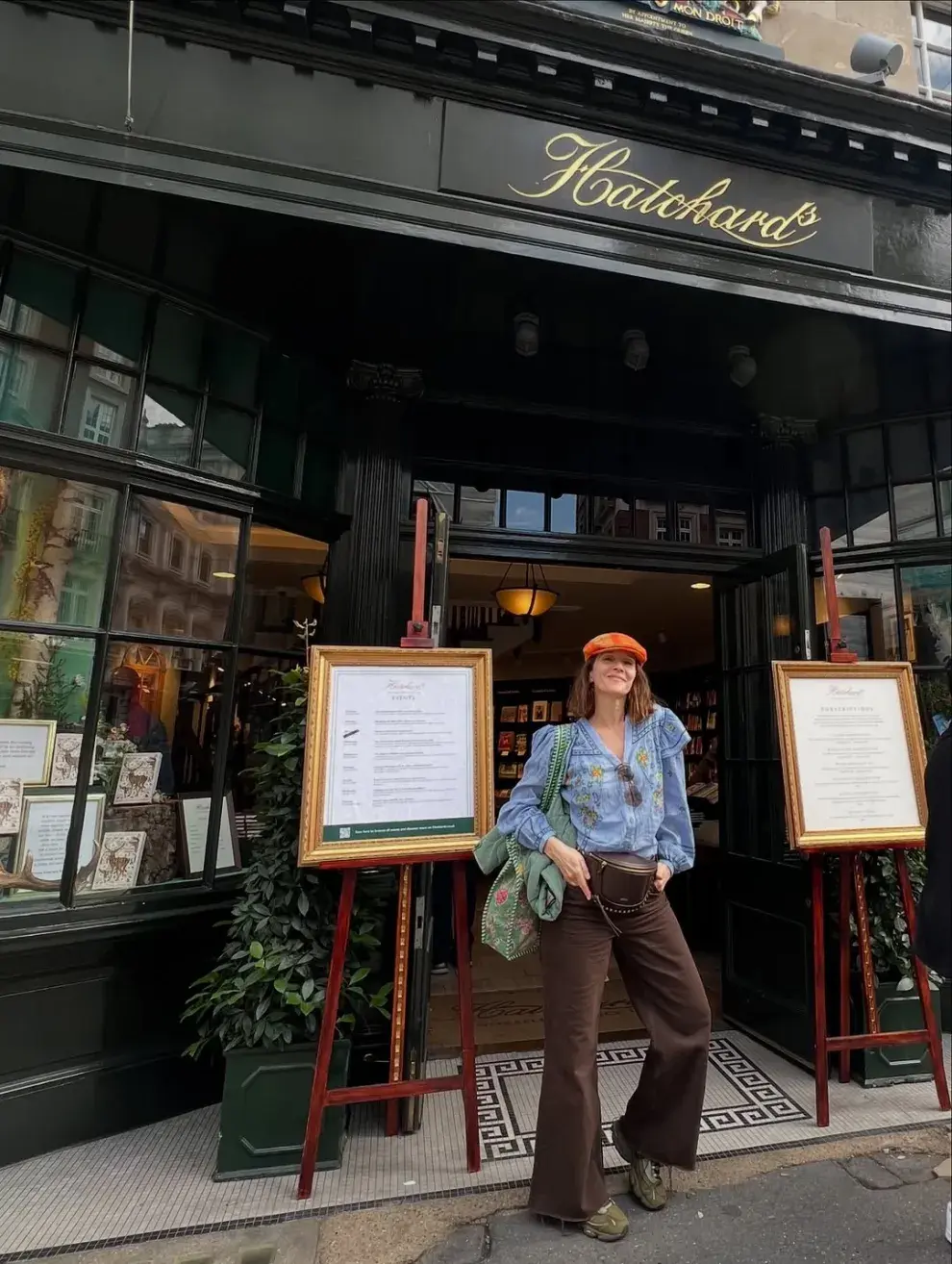 Vintage viajero: el look tendencia de Natalia Oreiro en Londres.