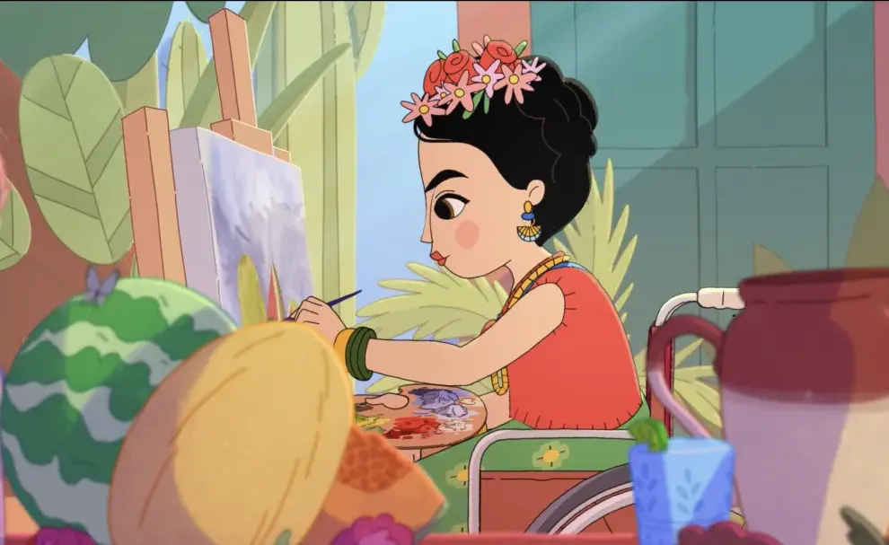 Imagen de la película Hola Frida.