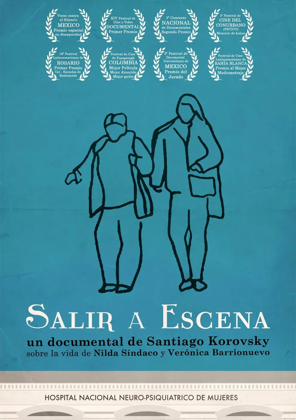Póster del documental Salir a escena, de Santiago Korovsky.