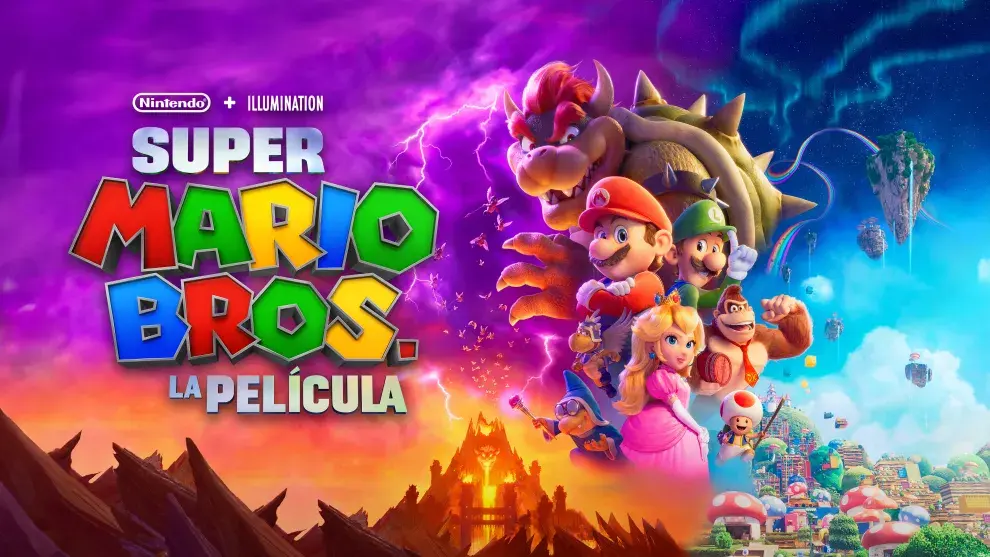 Super Mario Bros. La película: películas para ver en casa estas vacaciones de invierno.