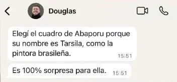 Un emotivo pedido de casamiento en el Malba.