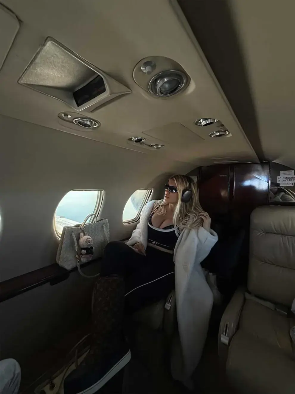 Wanda Nara viajó al sur del país