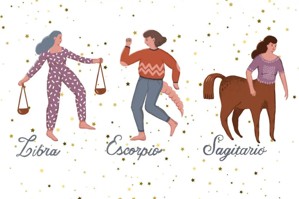 Las predicciones de septiembre 2025 para Libra, Escorpio y Sagitario.