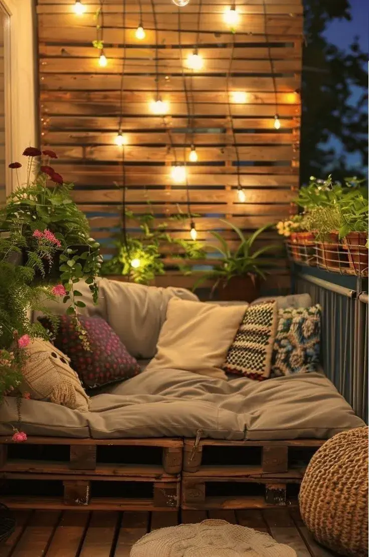 Ideas baratas y fáciles de hacer para darle estilo a los balcones chicos.