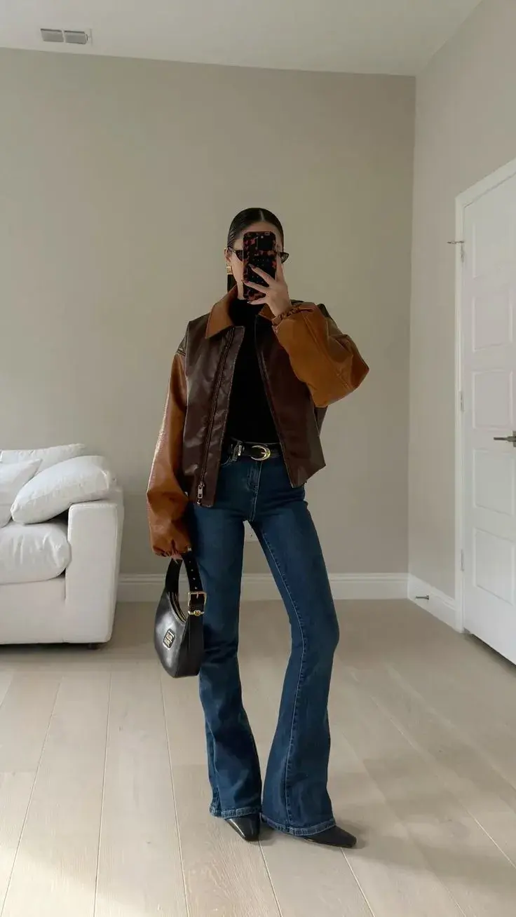 Para la noche podés usarlos con botas, campera de cuero y accesorios. 