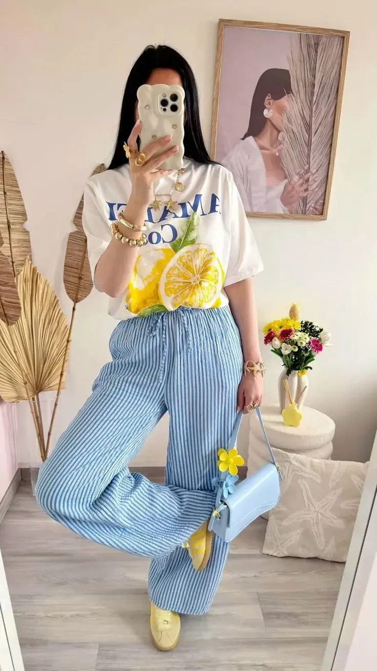 Un look muy colorido para la primavera
