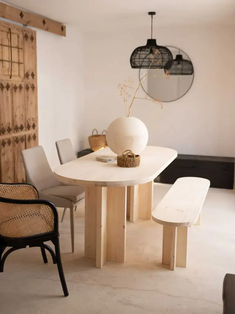 Los muebles curvos también formarán parte de las tendencia que quedarán en el olvido el año entrante