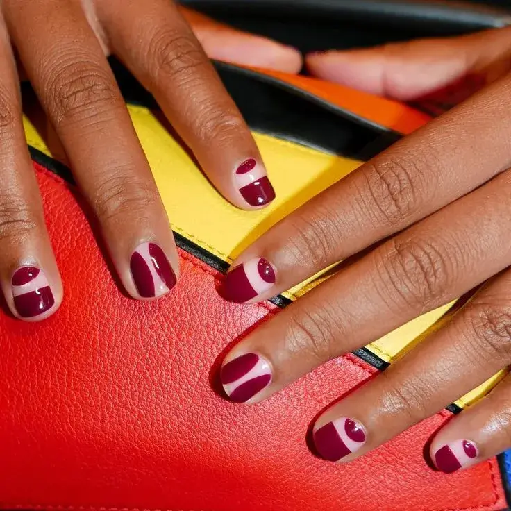 Foto de diseño de uñas para invierno.